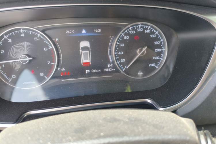 Used GAC Trumpchi GS5 2020 Advanced Model 270T Automatic Luxury Edition Odometer Close Up
