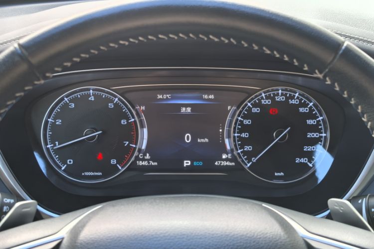Used GAC Trumpchi GS5 2020 Advanced Model 270T Automatic Luxury Edition Odometer Close Up