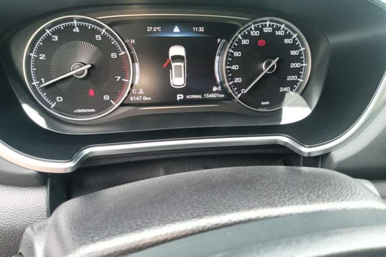 Used GAC Trumpchi GS5 2020 Advanced Model 270T Automatic Luxury Edition Odometer Close Up