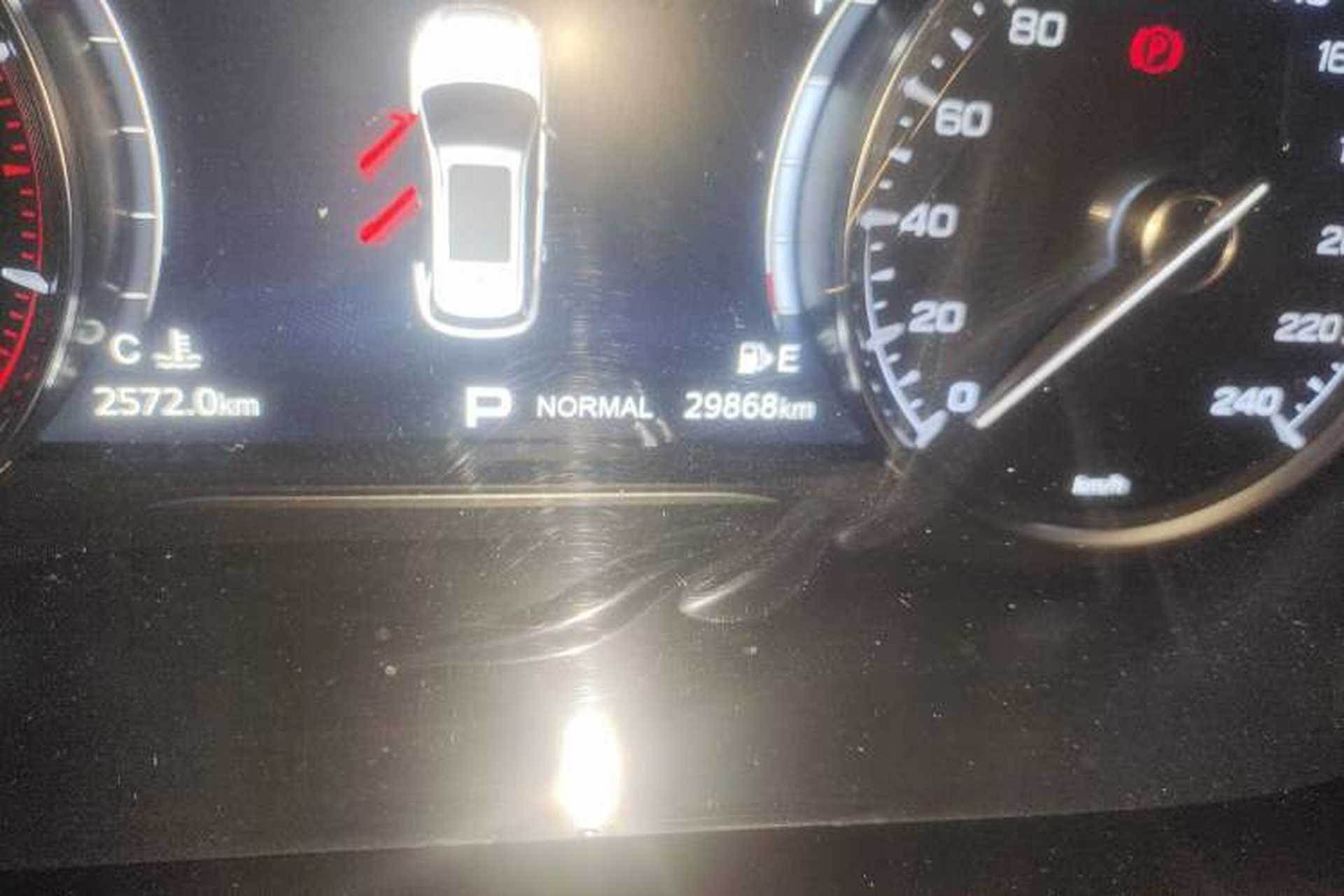 Used GAC Trumpchi GS5 2020 Advanced Model 270T Automatic Prestige Edition Odometer Close Up
