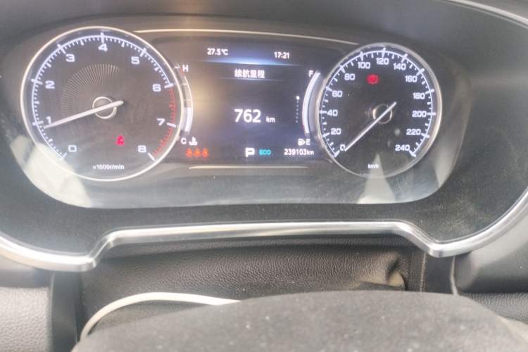 Used GAC Trumpchi GS5 2020 Advanced Model 270T Automatic Luxury Edition Odometer Close Up