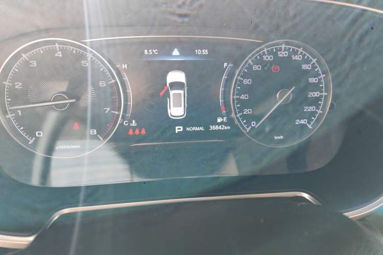Used GAC Trumpchi GS5 2020 Advanced Model 270T Automatic Luxury Edition Odometer Close Up