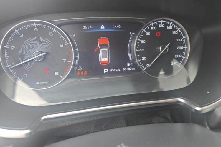 Used GAC Trumpchi GS5 2020 Advanced Model 270T Automatic Luxury Edition Odometer Close Up