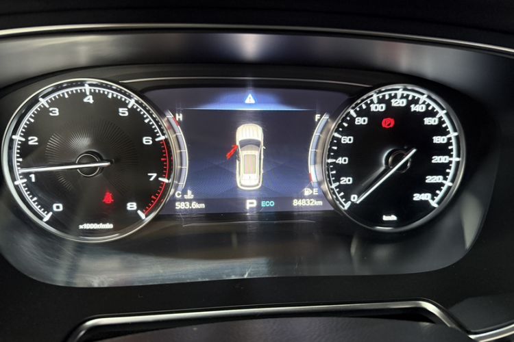 Used GAC Trumpchi GS5 2020 Advanced Model 270T Automatic Luxury Edition Odometer Close Up