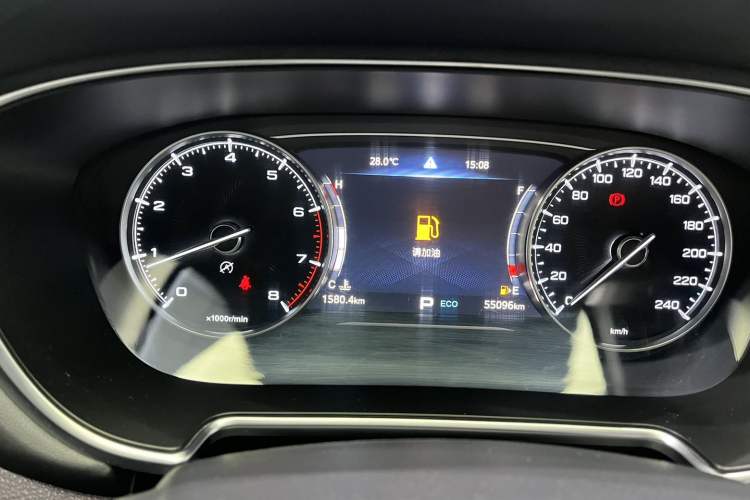 Used GAC Trumpchi GS5 2021 Advanced Model 270T Tech Smart Edition Odometer Close Up