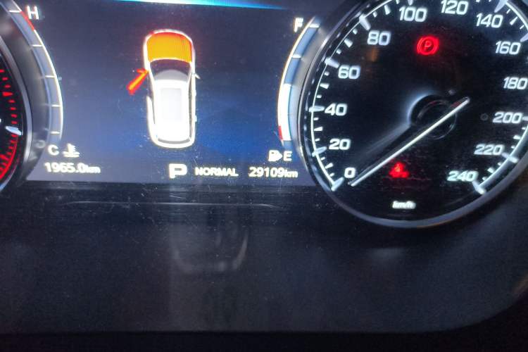 Used GAC Trumpchi GS5 2021 Advanced Model 270T Tech Smart Edition Odometer Close Up