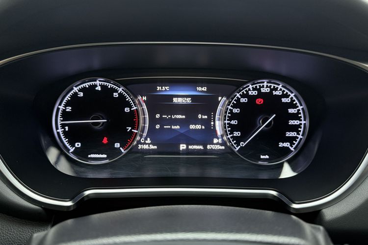Used GAC Trumpchi GS5 2021 Advanced Model 270T Tech Smart Edition Odometer Close Up