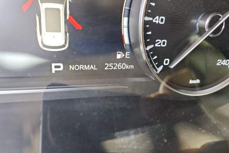 Used GAC Trumpchi GS5 2021 Advanced Model 270T Tech Smart Edition Odometer Close Up