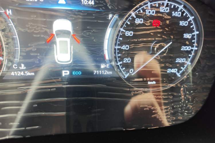 Used GAC Trumpchi GS5 2021 Advanced Model 270T Tech Smart Edition Odometer Close Up