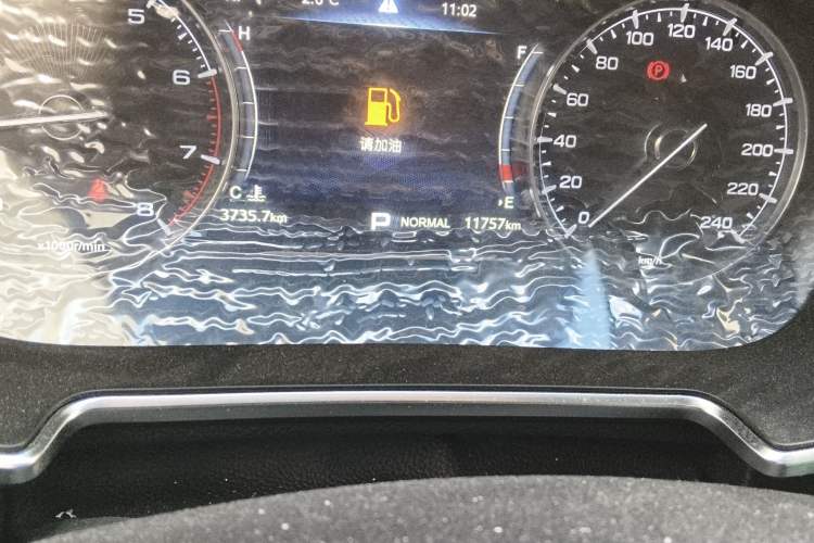 Used GAC Trumpchi GS5 2021 Advanced Model 270T Tech Smart Edition Odometer Close Up