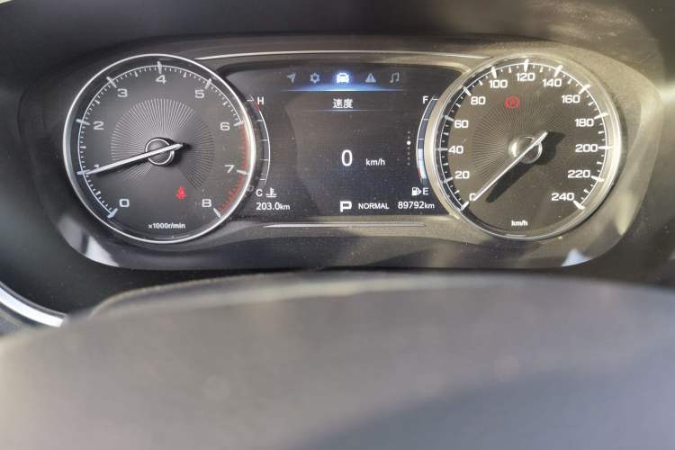 Used GAC Trumpchi GS5 2021 Advanced Model 270T Tech Smart Edition Odometer Close Up
