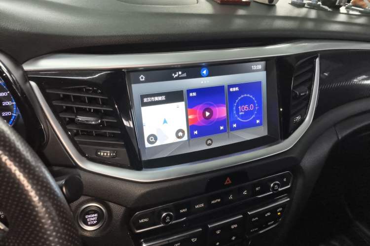 Used GAC Trumpchi GS7 2017 320T Two-Wheel-Drive Luxury Smart Connectivity Model Audio And AC Panel