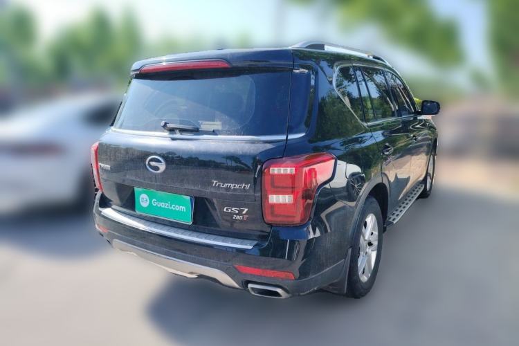 Used GAC Trumpchi GS7 2017 280T Two-Wheel Drive Luxury Model Rear Right 45 Deg