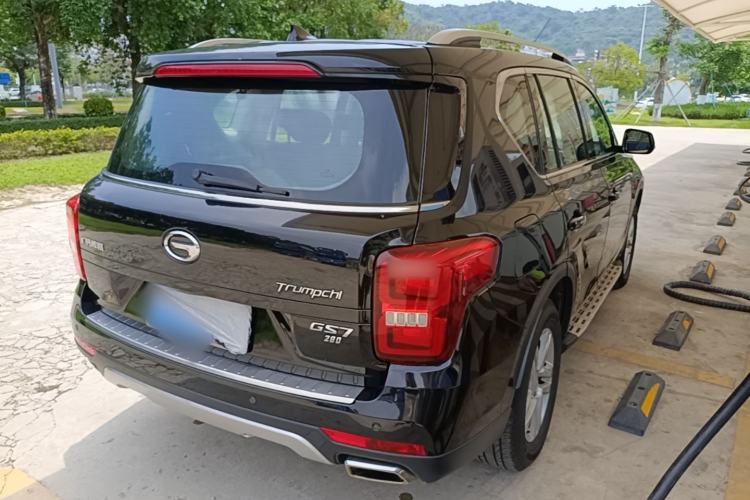 Used GAC Trumpchi GS7 2017 280T Two-Wheel Drive Luxury Model Rear Right 45 Deg