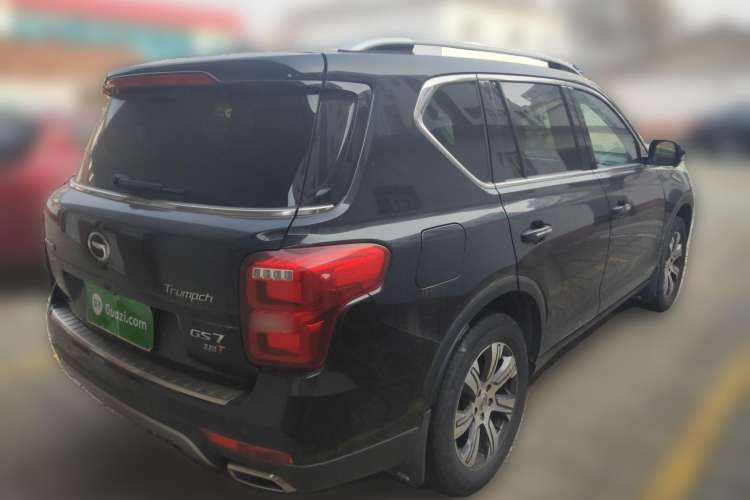 Used GAC Trumpchi GS7 2017 320T Two-Wheel-Drive Luxury Smart Connectivity Model Rear Right 45 Deg