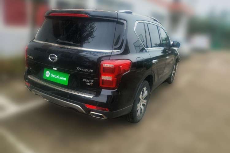 Used GAC Trumpchi GS7 2017 320T Two-Wheel-Drive Luxury Smart Connectivity Model Rear Right 45 Deg