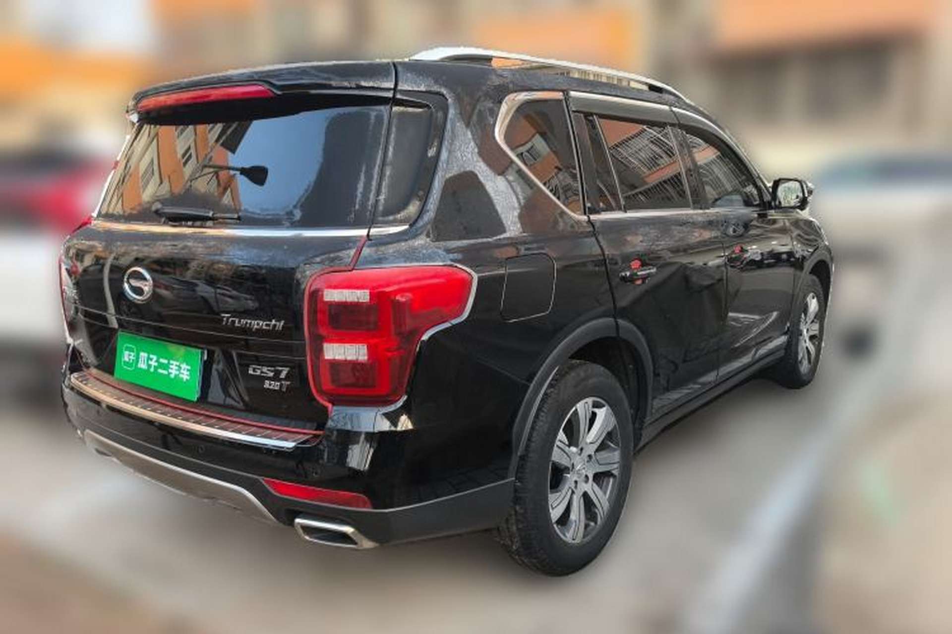 Used GAC Trumpchi GS7 2017 320T Two-Wheel-Drive Luxury Smart Connectivity Model Rear Right 45 Deg