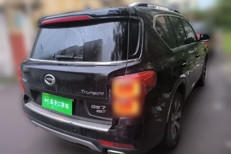 Used GAC Trumpchi GS7 2017 320T Two-Wheel-Drive Luxury Smart Connectivity Model Rear Right 45 Deg