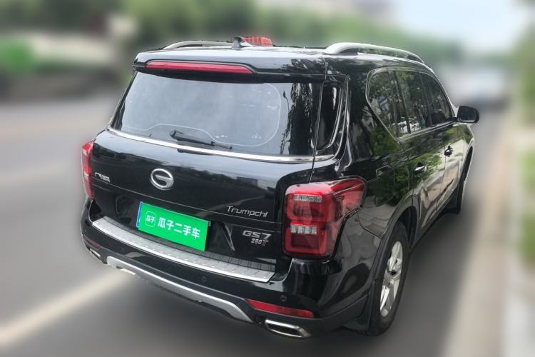 Used GAC Trumpchi GS7 2017 280T Two-Wheel Drive Luxury Model Rear Right 45 Deg