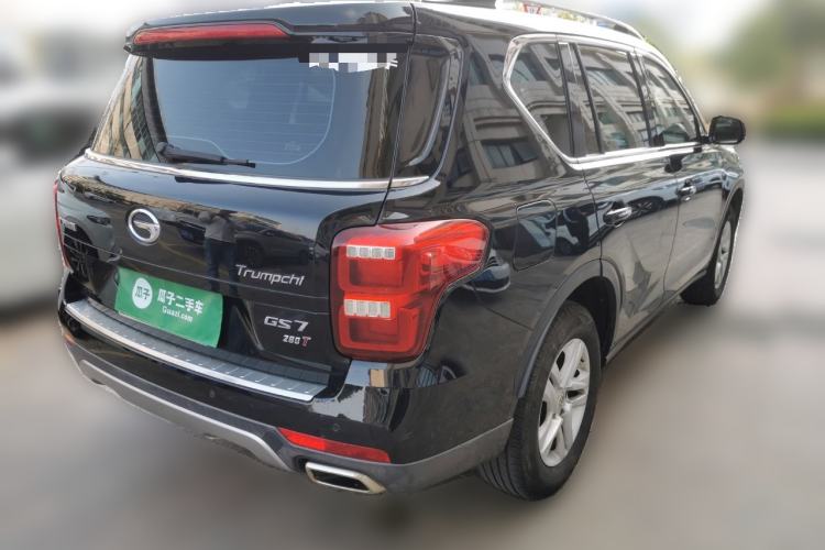 Used GAC Trumpchi GS7 2017 280T Two-Wheel Drive Luxury Model Rear Right 45 Deg