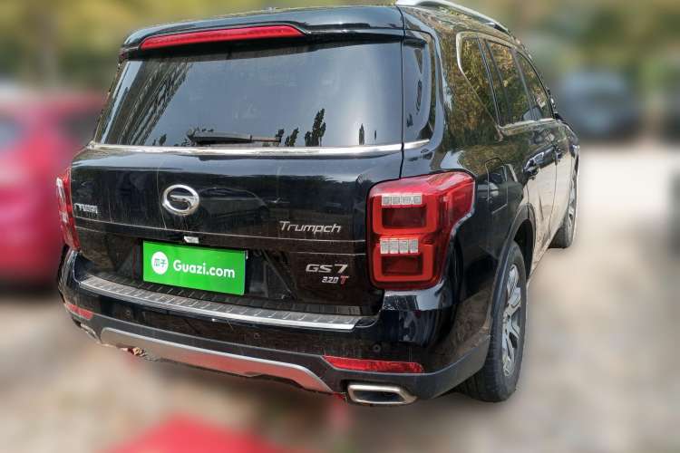 Used GAC Trumpchi GS7 2017 320T Two-Wheel-Drive Luxury Smart Connectivity Model Rear Right 45 Deg