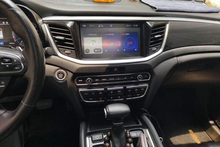 Used GAC Trumpchi GS7 2017 320T Two-Wheel-Drive Luxury Model Audio And AC Panel