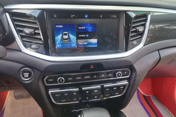 Used GAC Trumpchi GS7 2017 320T Four-Wheel Drive Luxury Smart Connectivity Model Audio And AC Panel