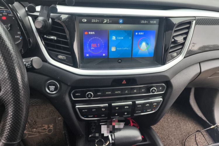 Used GAC Trumpchi GS7 2017 320T Two-Wheel-Drive Luxury Smart Connectivity Model Audio And AC Panel