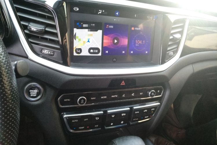 Used GAC Trumpchi GS7 2017 320T Two-Wheel-Drive Luxury Smart Connectivity Model Audio And AC Panel