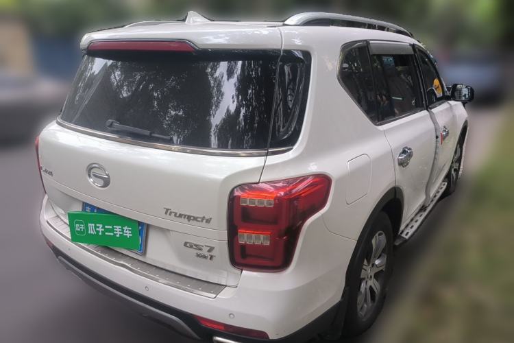 Used GAC Trumpchi GS7 2017 320T Two-Wheel-Drive Luxury Smart Connectivity Model Rear Right 45 Deg