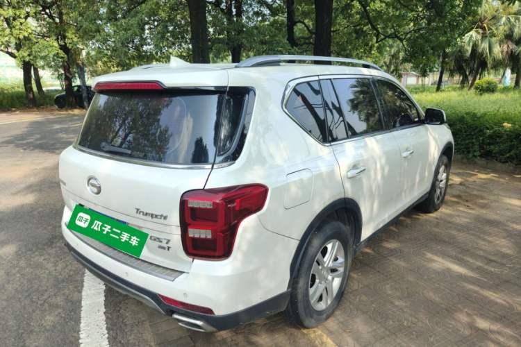 Used GAC Trumpchi GS7 2017 280T Two-Wheel Drive Luxury Model Rear Right 45 Deg