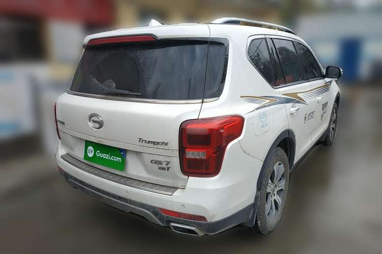 Used GAC Trumpchi GS7 2017 320T Two-Wheel-Drive Luxury Smart Connectivity Model Rear Right 45 Deg