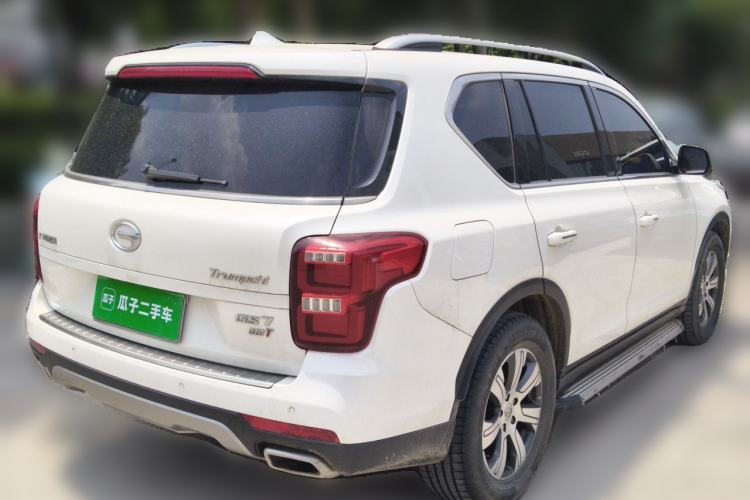 Used GAC Trumpchi GS7 2017 320T Two-Wheel-Drive Luxury Smart Connectivity Model Rear Right 45 Deg