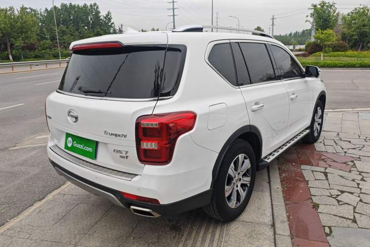 Used GAC Trumpchi GS7 2017 320T Two-Wheel-Drive Luxury Smart Connectivity Model Rear Right 45 Deg