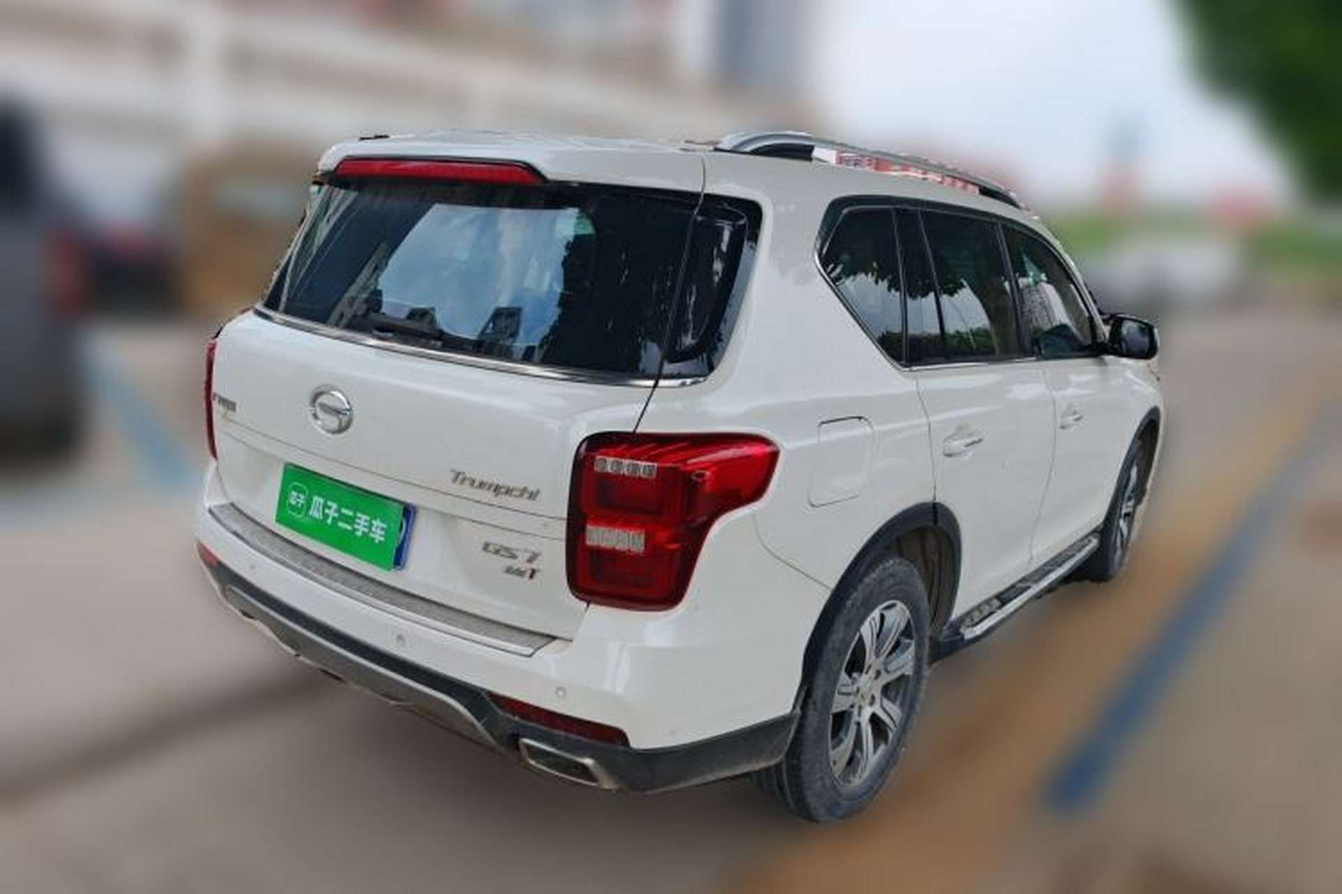 Used GAC Trumpchi GS7 2017 320T Two-Wheel-Drive Luxury Model Rear Right 45 Deg