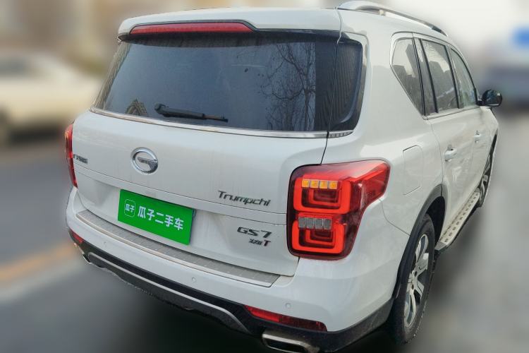 Used GAC Trumpchi GS7 2017 320T Two-Wheel-Drive Luxury Smart Connectivity Model Rear Right 45 Deg