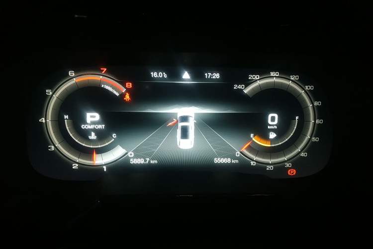 Used GAC Trumpchi GS7 2019 390T Two-Wheel-Drive Elite Version Instrument Cluster