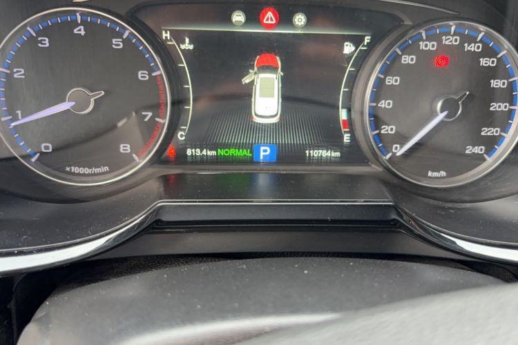 Used GAC Trumpchi GS7 2019 390T Two-Wheel-Drive Luxury Version Odometer Close Up