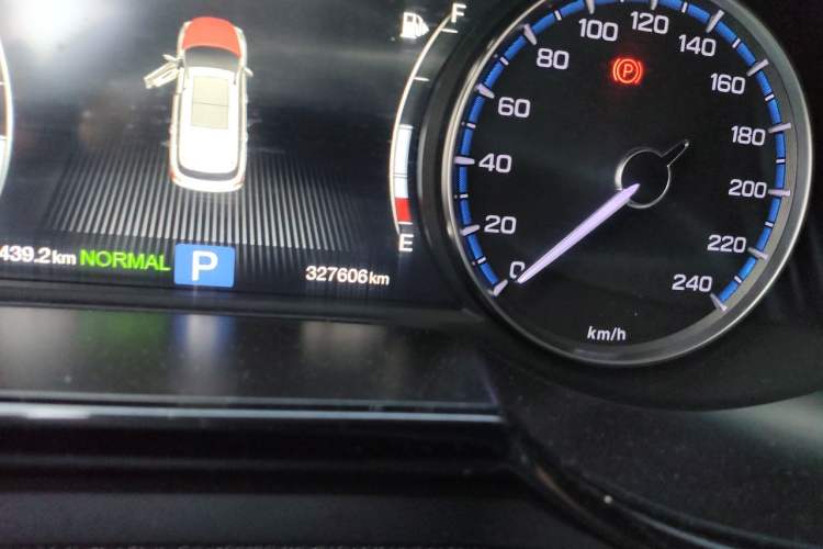 Used GAC Trumpchi GS7 2019 390T Two-Wheel-Drive Luxury Version Odometer Close Up