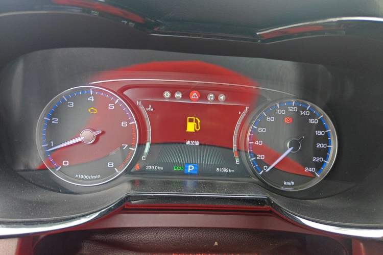 Used GAC Trumpchi GS8 2017 320T Two-Wheel Drive Luxury Smart Connectivity Version (7 Seats) Instrument Cluster