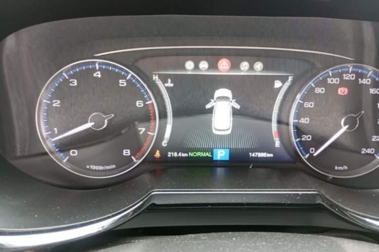 Used GAC Trumpchi GS8 2017 320T Two-Wheel Drive Luxury Smart Connectivity Version (7 Seats) Instrument Cluster