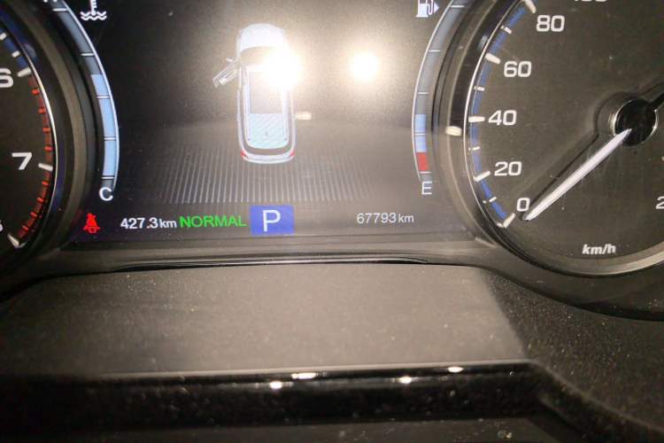 Used GAC Trumpchi GS8 2017 320T Two-Wheel Drive Luxury Smart Connectivity Version (7 Seats) Odometer Close Up
