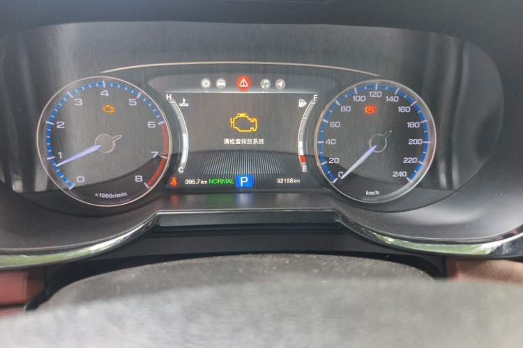 Used GAC Trumpchi GS8 2017 320T Two-Wheel Drive Luxury Smart Connectivity Version (7 Seats) Odometer Close Up