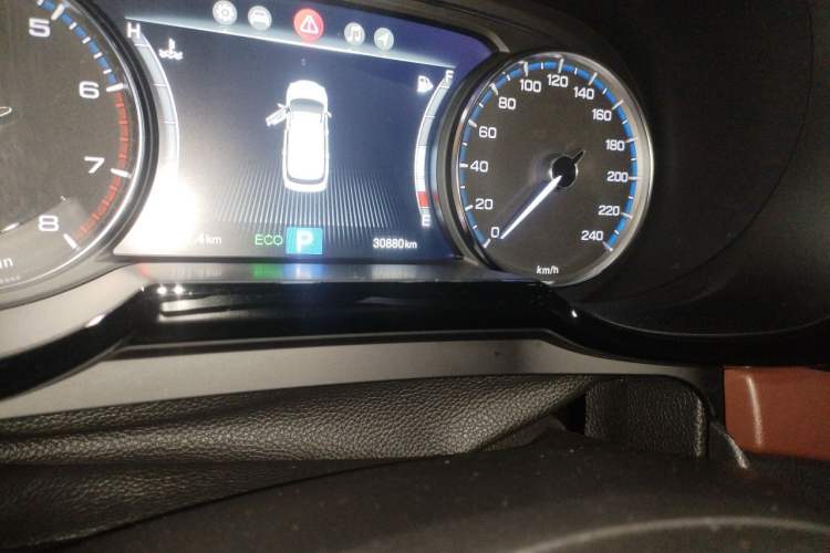 Used GAC Trumpchi GS8 2017 320T Two-Wheel Drive Luxury Smart Connectivity Version (7 Seats) Odometer Close Up