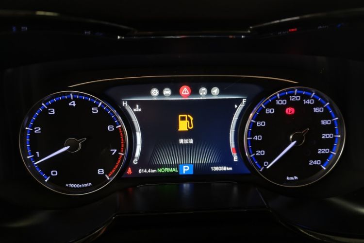 Used GAC Trumpchi GS8 2017 320T Two-Wheel Drive Luxury Smart Connectivity Version (7 Seats) Odometer Close Up