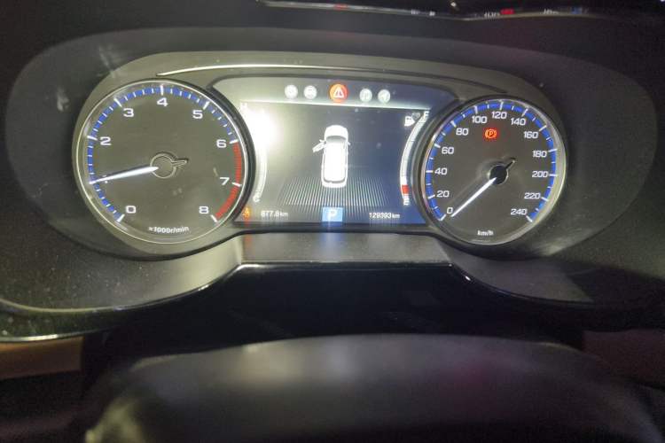 Used GAC Trumpchi GS8 2017 320T Two-Wheel Drive Luxury Smart Connectivity Version (7 Seats) Odometer Close Up