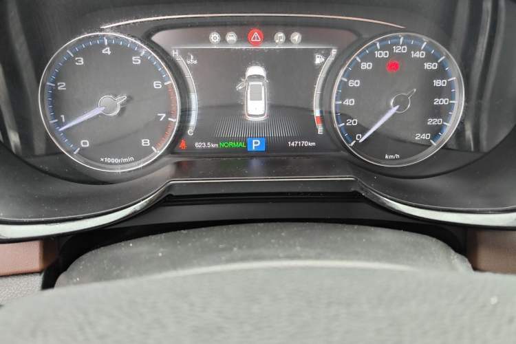 Used GAC Trumpchi GS8 2017 320T Two-Wheel Drive Luxury Smart Connectivity Version (7 Seats) Odometer Close Up