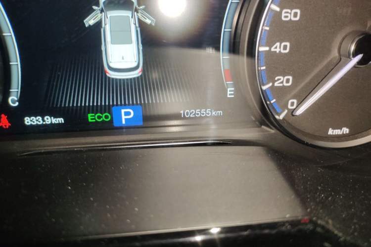 Used GAC Trumpchi GS8 2017 320T Two-Wheel Drive Luxury Smart Connectivity Version (7 Seats) Odometer Close Up