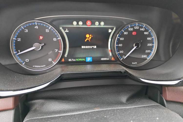 Used GAC Trumpchi GS8 2017 320T Two-Wheel Drive Luxury Smart Connectivity Version (7 Seats) Odometer Close Up