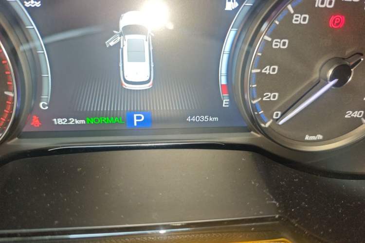 Used GAC Trumpchi GS8 2017 320T Two-Wheel Drive Luxury Smart Connectivity Version (7 Seats) Odometer Close Up
